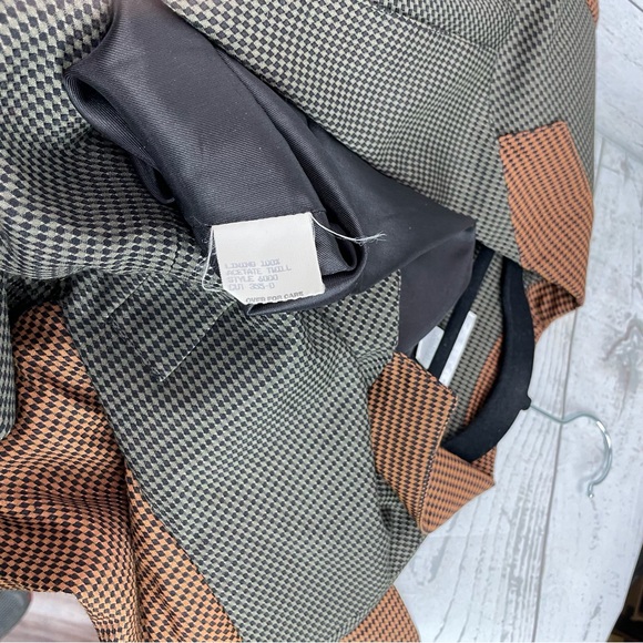 🍁 Vintage The Limited Blazer Harlequin Oversized Jacket Coat Made in USA Sz S - Picture 7 of 8